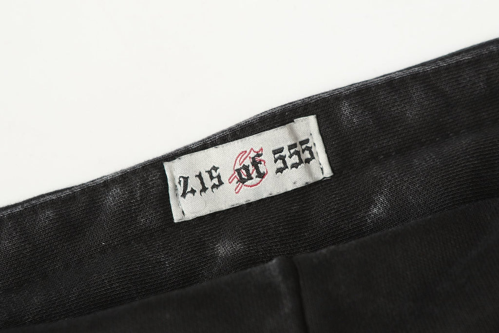 Godspeed Skull Graphic Acid Wash Hoodie
