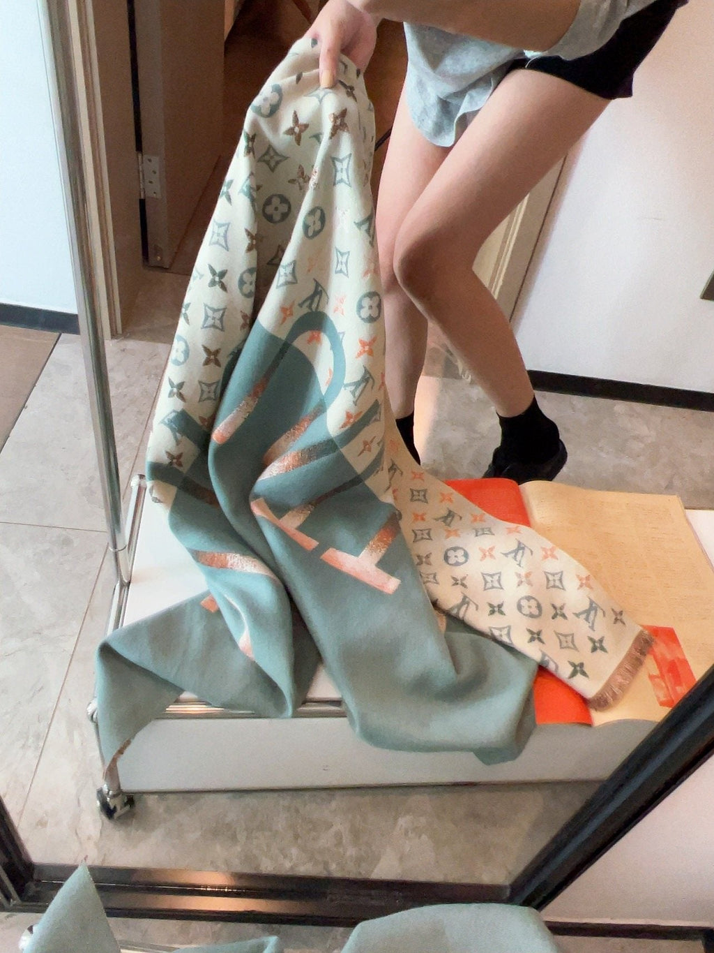 Louis Vuitton Patterned Long Scarf